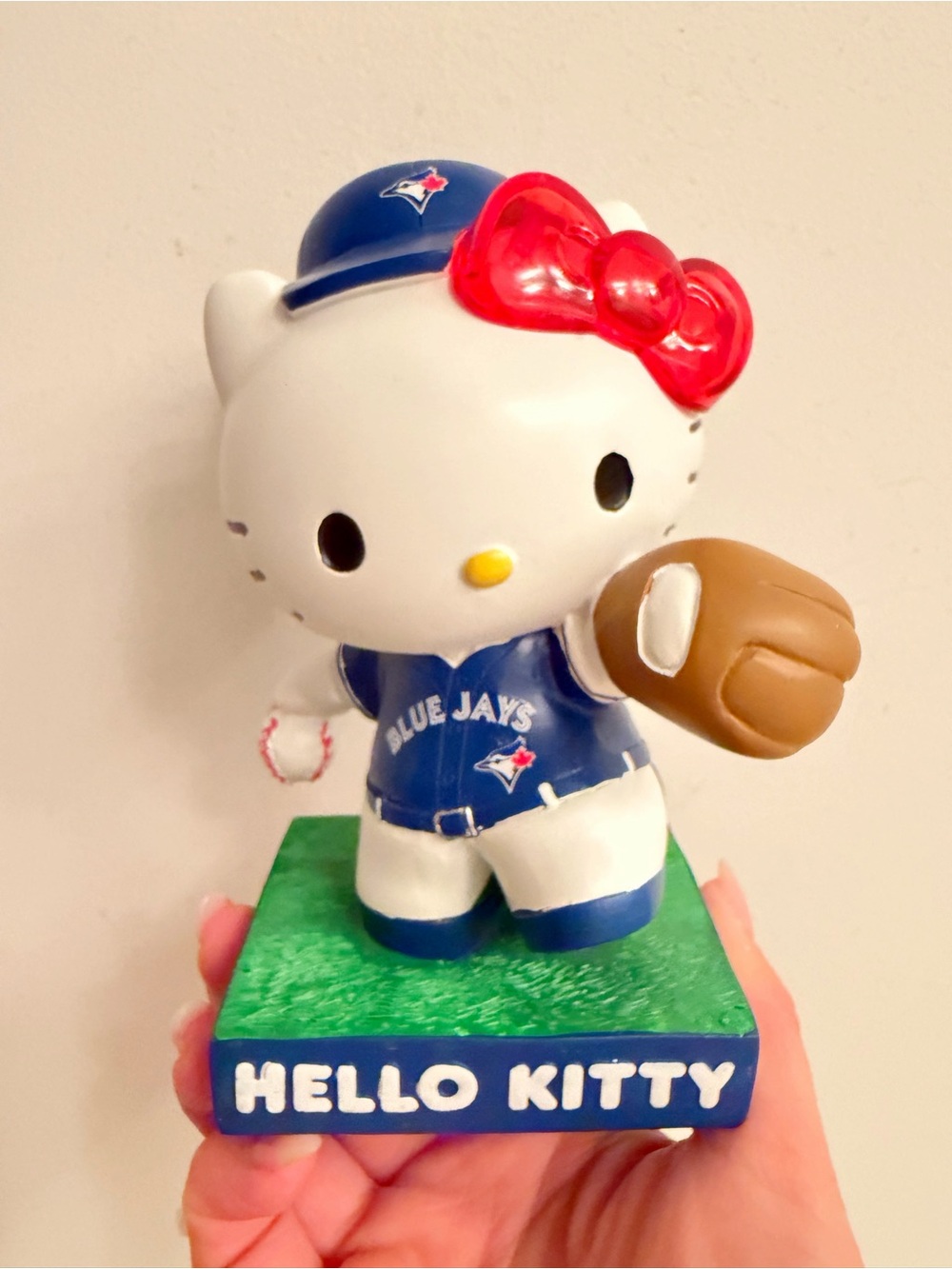 Sanrio Hello Kitty Toronto Blue Jays Baseball Figure